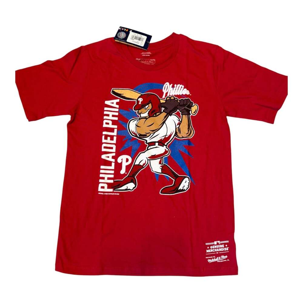 Mitchell & Ness Philadelphia Phillies 'Jack Davis' Graphic T-Shirt